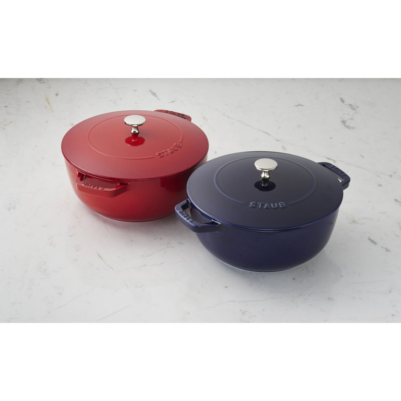 Cast Iron 3.8-qt Essential French Oven, Dark Blue