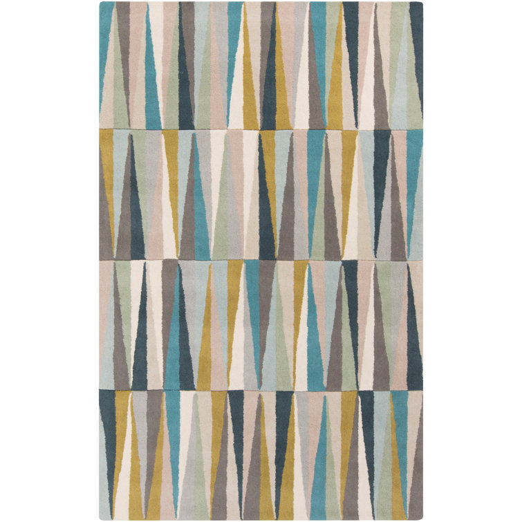 Vaughan Hand Tufted Wool Geometric Indoor Rug