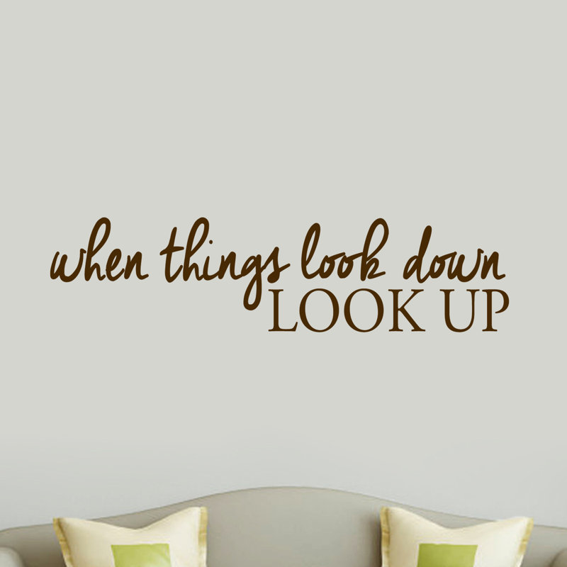 Weatherspoon Non-Wall Damaging Wall Decal, Chocolate Brown