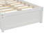 Base de lit simple avec lit gigogne en bois-1313942396