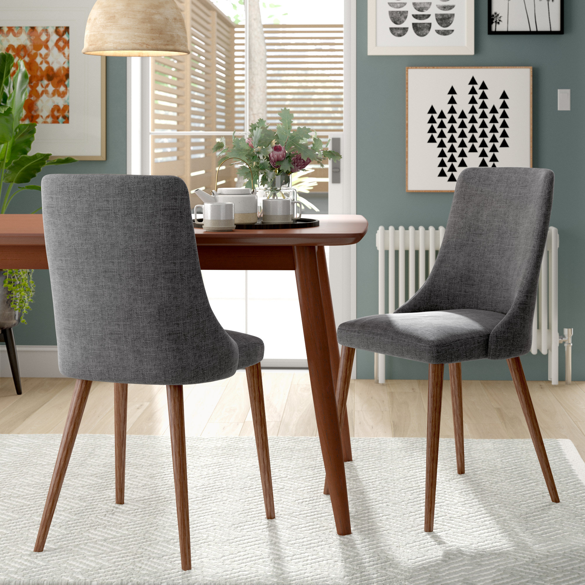 Wayfair slipcovered dining online chairs