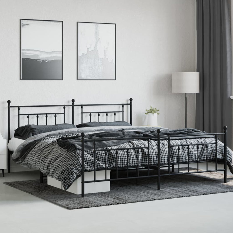 Aquinas Bed, Split King, Black