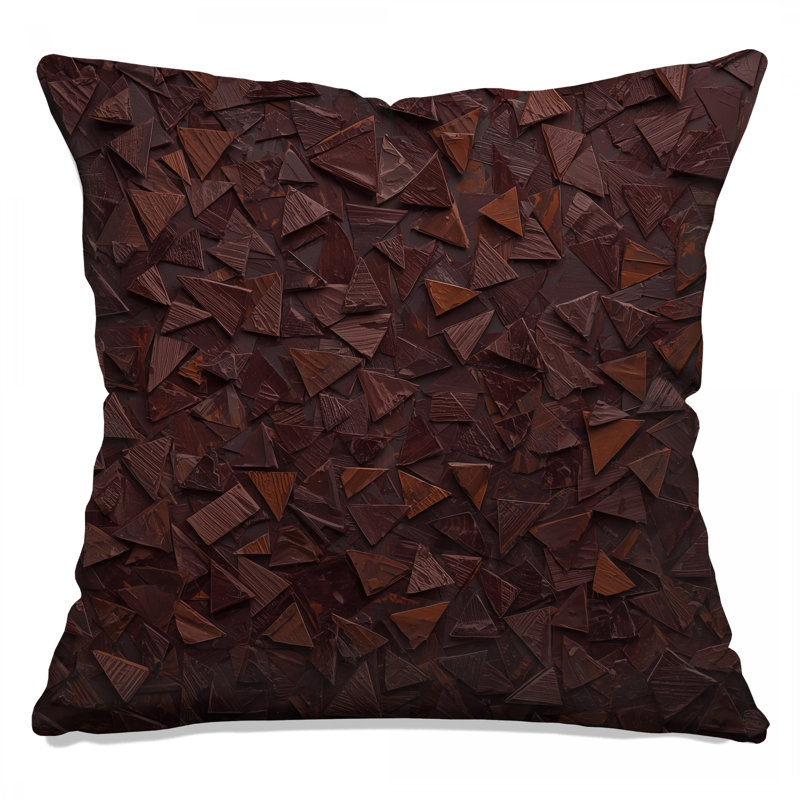 Coussins décoratifs Brown, 14 X 14 pouces