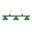 Luminaire suspendu linéaire à 3 lumières pour table de billard Chevelle-22737280-22737286-70908029