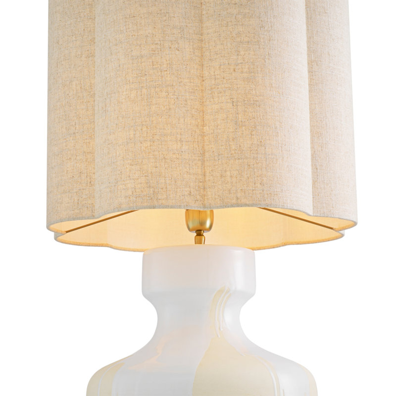 Table Lamp Lorena Incl Shade, White