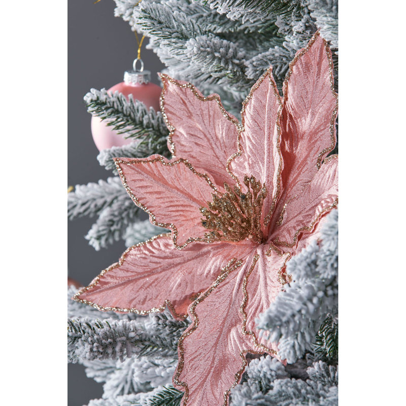 Fabric Poinsettia Arrangement