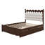 Grand lit plateforme en bois avec 2 grands tiroirs et lit simple TG-1404325468