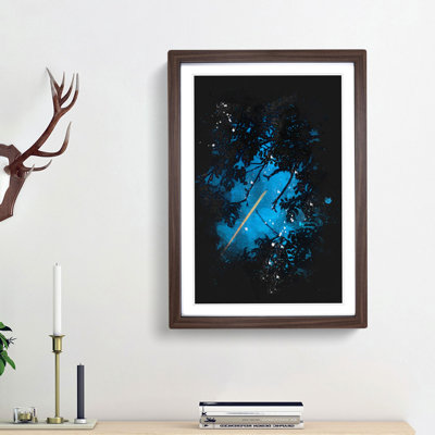Airplane Through the Trees - Framed Print
