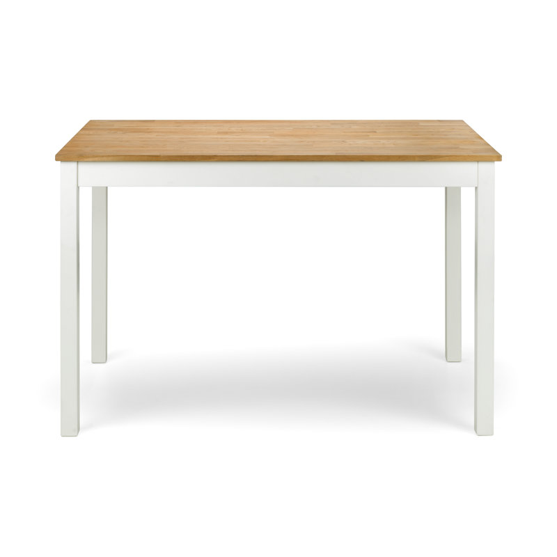 Carmel Oak Solid Wood Dining Table, Ivory