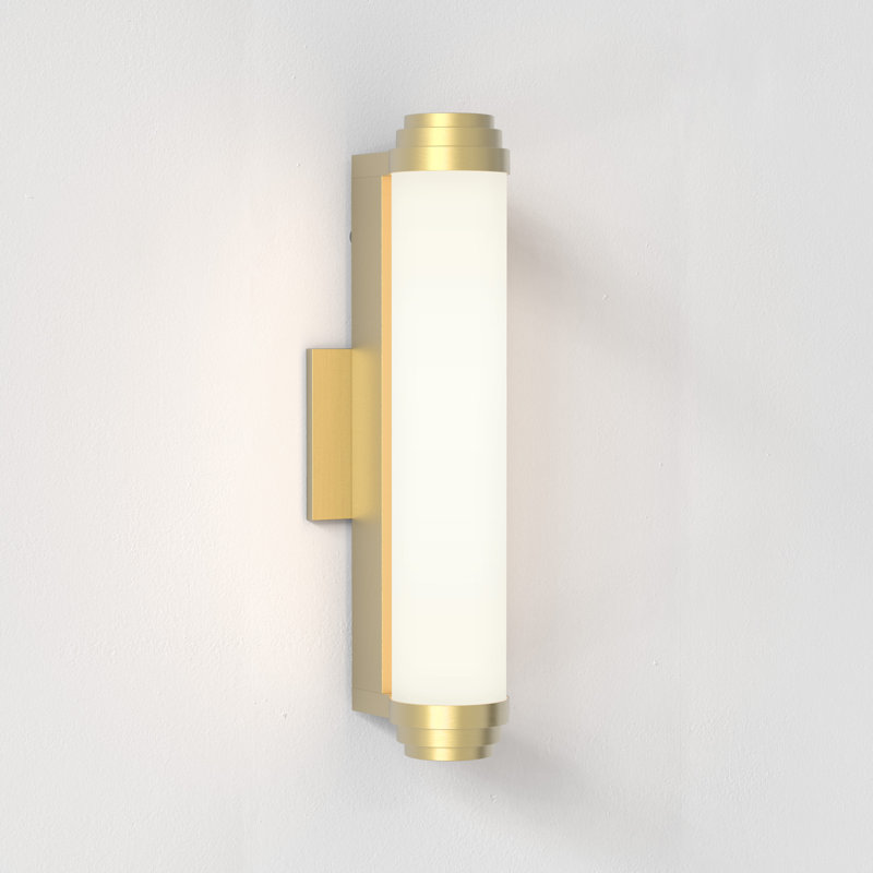 Burlington, 438 Lumens, Matt Gold, 15.75" H x 4.33" W x 4.65" D