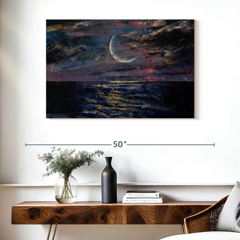 Oberle Moon, 26" H x 39" W
