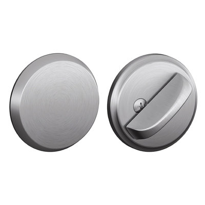 One-Sided Deadbolt Thumbturn with Exterior Plate