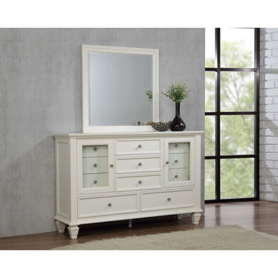Commode 11 tiroirs avec miroir encadré Classic