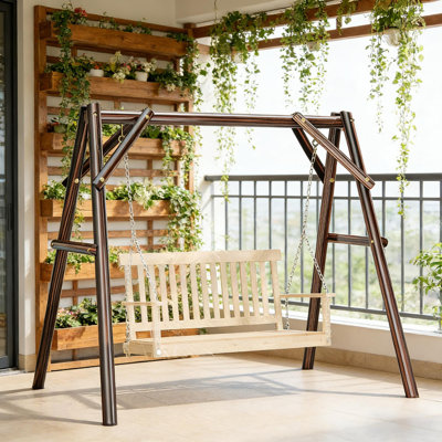 Support de chaise balançoire de jardin, support de chaise suspendue en A, support de chaise suspendue pour l'extérieur