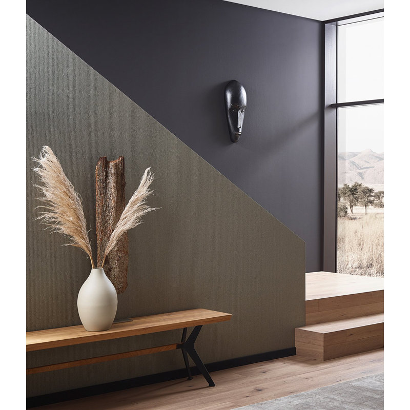 Purity 33cm x 70cm Wallpaper Roll, Grey