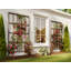 Urbana 39" L X 77" H Modern Vinyl Trellis, Espresso Brown