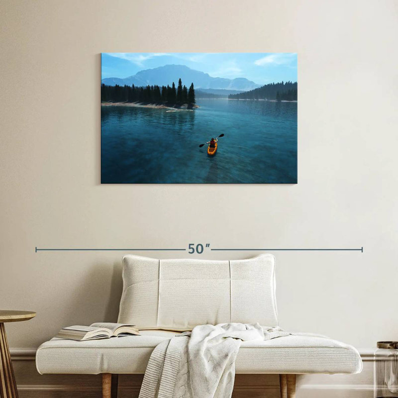 Alvord Lake Louise Kayaking, 24" H x 36" W