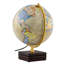 Globe terrestre de bureau antique 12 po avec base en bois et méridien métallique Horizon Horizon