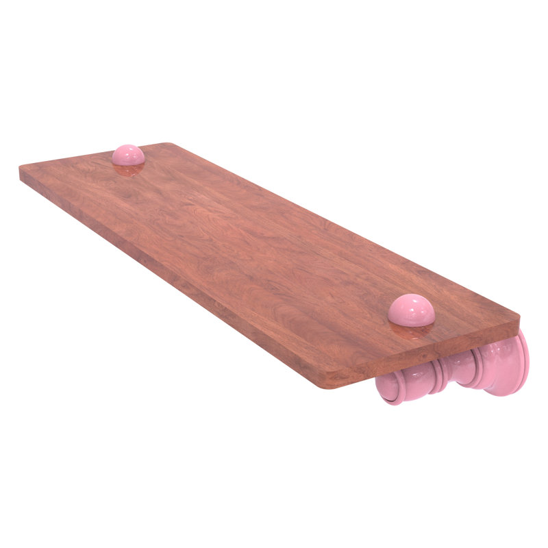 Tablette flottante Carolina, H 2,4 po x l 16 po x P 5,54 po, Rose