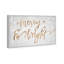 «Merry and Bright», reproduction d'art textuel sur toile tendue-70557136-70557137