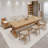 Brown Rectangular Solid Wood desk-787775532