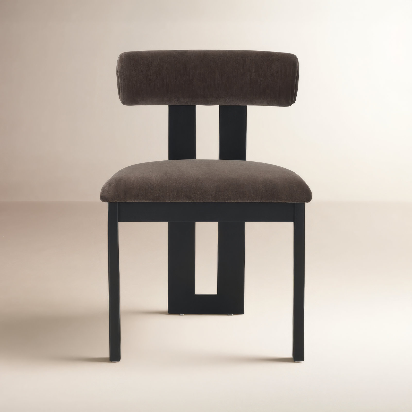 Ardith Oak Side Chair, Black, Black