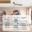 Ventilateur de plafond standard à DEL à 3 pales de 42 po avec télécommande et ensemble d'éclairage pour salon-138807637-129684441