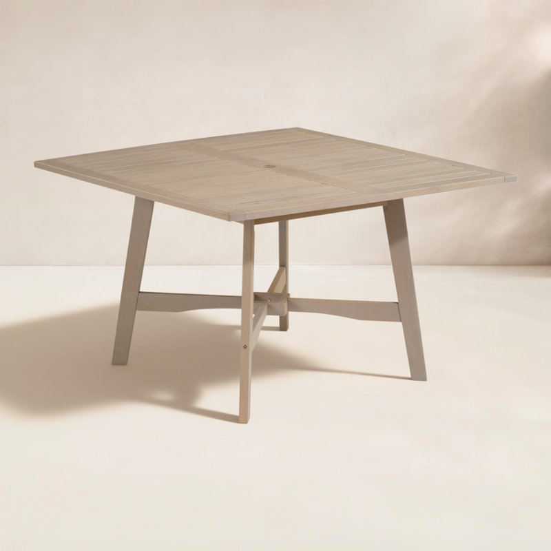 Wexford Outdoor Square Dining Table, Grigio, Grigio