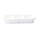 Lastra Stoneware Divided Serving Dish