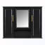 Armoire de rangement murale avec miroir-1058548499