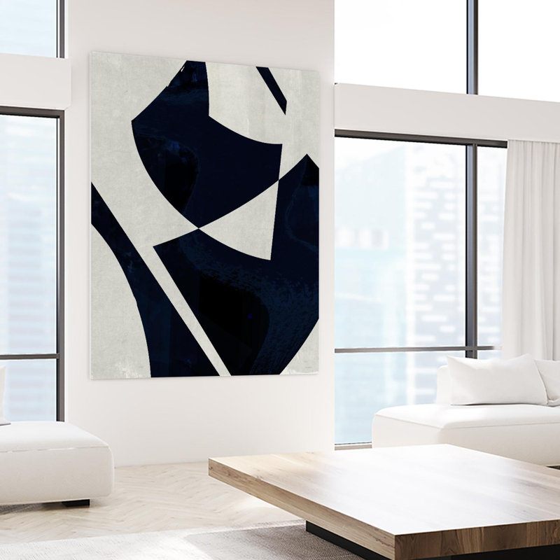 «Black Machine I», reproduction d'art sur toile géante de 72 po x 54 po