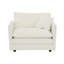 Ensemble de canapés modernes 3, 1 + 1 + 3 sièges, fauteuil d'appoint, causeuse et canapé à 3 places avec accoudoirs ronds 3 pièces