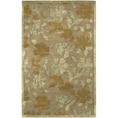Multicolore en laine noué à la main à motif floral jamaris Tapis décoratif