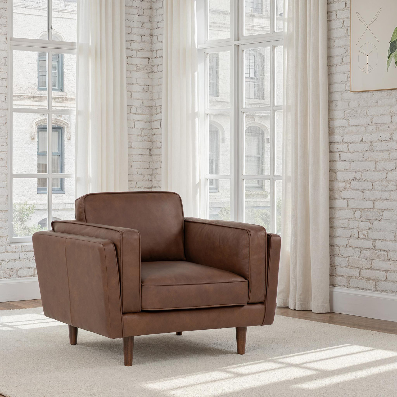 Noria Armchair, Brown