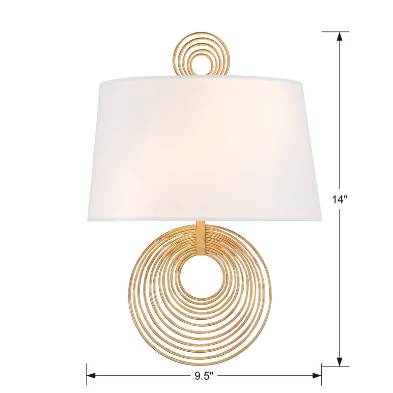 Gagarin 2 - Light Dimmable Armed Sconce, Renaissance Gold