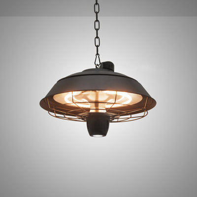 Zoraida Iron Electric Hanging Patio Heater Patio Heater