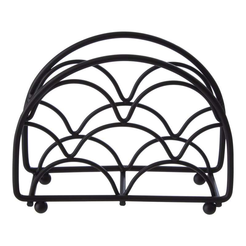 Metal Napkin Holder, Black