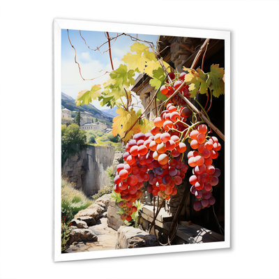 Impression sur toile, "Pink Vineyard"
