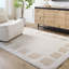Machine Washable Shaggy Boho Beige Area Rug-1197157894