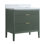 Fully Assembled Freestanding Single Sink Bathroom Vanity With Engineered Marble Top