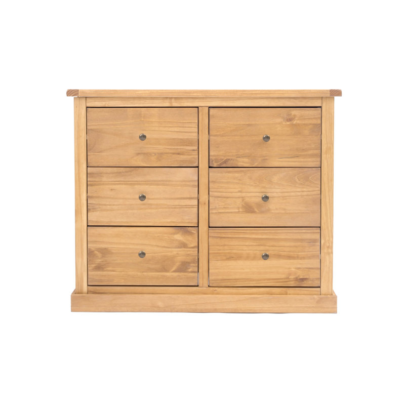 Maplewood 110cm W 6 - Drawer Chest of Drawers