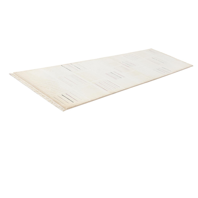 Tapis de couloir ivoire