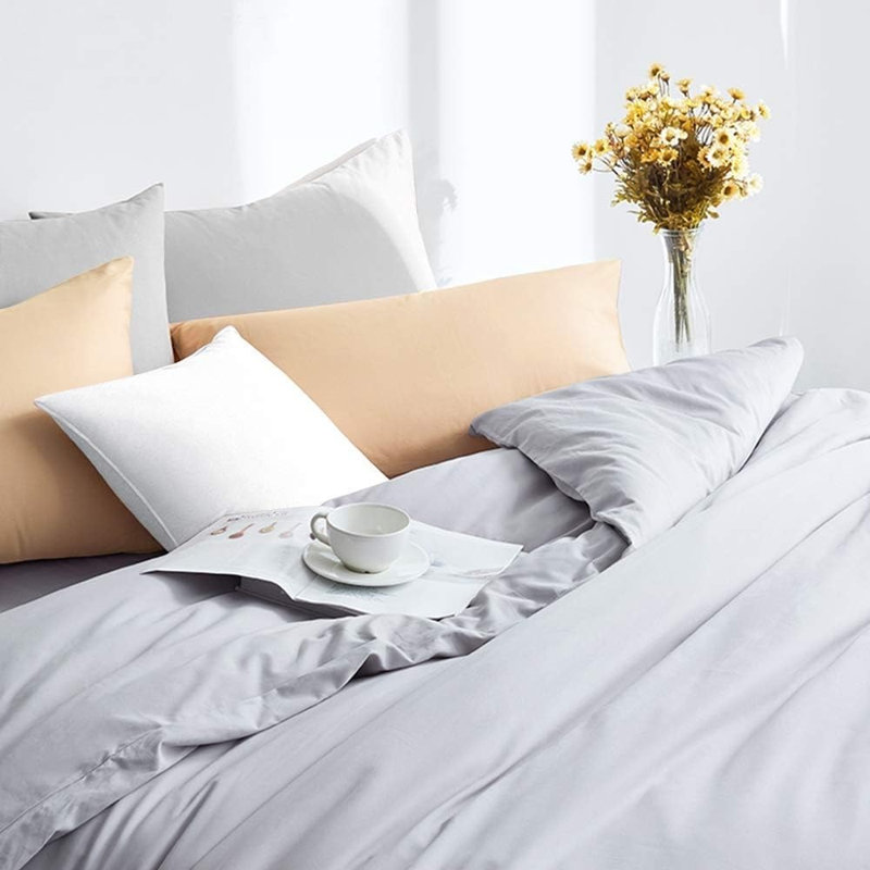 Clear - Set of 2, Light Gray