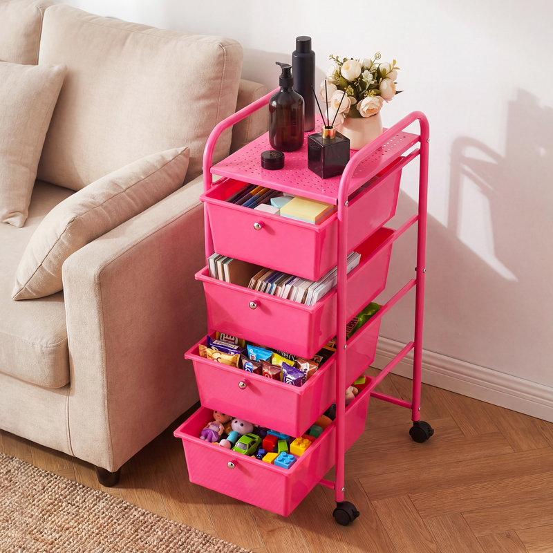 81.28 cm H x 33.02 cm W Utility Cart with Wheels