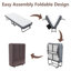 Lit pliant avec matelas pour adultes, lit pliable en métal de 75 x 31 pouces pour les invités avec matelas en mousse à mémoire de forme sur roulettes, permettant d'économiser de l'espace
