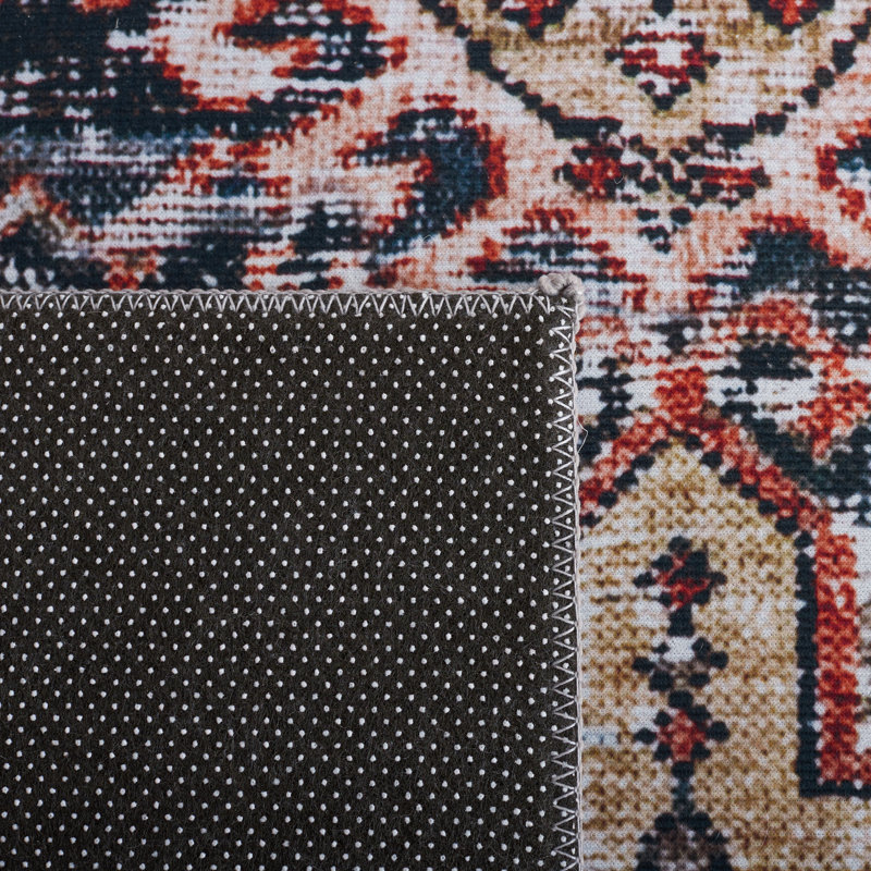 Allan Washable Oriental Indoor Rug, Runner 2'6" x 16'