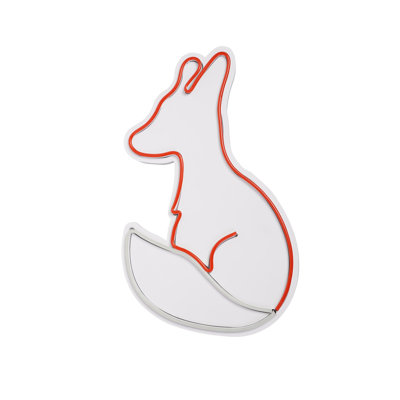Ruban d'éclairage néon imperméable et flexible à DEL, rouge et blanc, 11 po x 17,7 po x 0,8 po | IP67, 400 lumens, 12V DC, adaptateur 4A | Parfait pour la décoration intérieure, les fêtes et les événements, facile à installer avec un gabarit en mousse de PVC