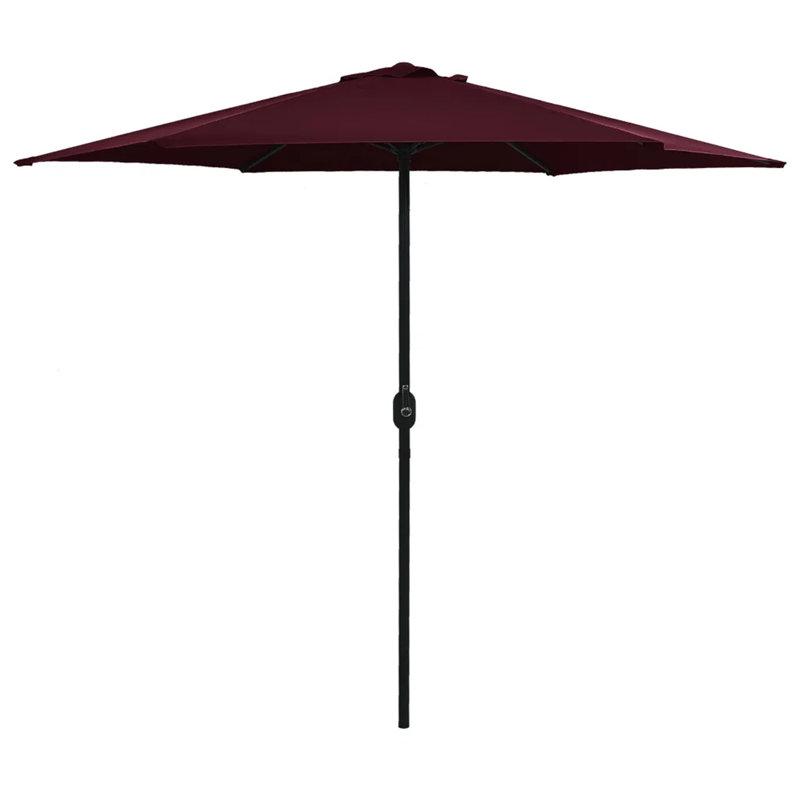 ClipperCove 270cm Market Parasol, Bordeaux Red