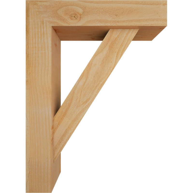 Support de bloc traditionnel avec entretoise décalée, 30 x 22, Sapin Douglas de l 6 po (scié brut)