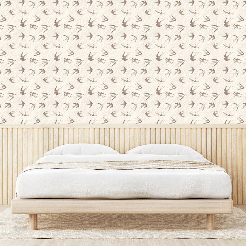 Rouleau de papier peint adhésif Ianna, L 13 po x L 100 po